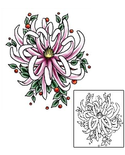Chrysanthemum Tattoo PLF-02134