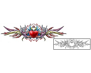 Claddagh Tattoo Religious & Spiritual tattoo | PLF-02201