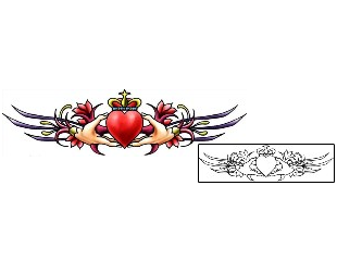 Claddagh Tattoo Religious & Spiritual tattoo | PLF-02203