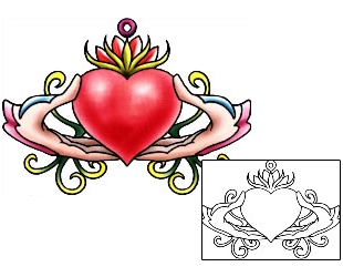 Sacred Heart Tattoo Religious & Spiritual tattoo | PLF-02212