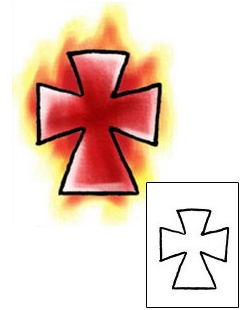 Cross Tattoo Religious & Spiritual tattoo | PLF-02271