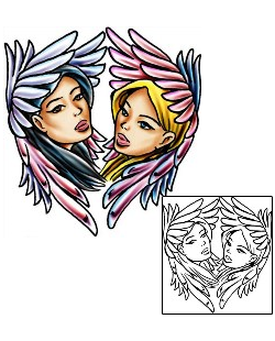 Heavenly Tattoo Religious & Spiritual tattoo | PLF-02302