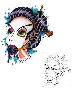 Picture of Maki Geisha Tattoo