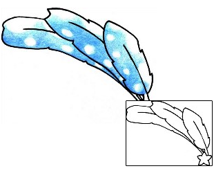 Feather Tattoo Miscellaneous tattoo | PPF-00038