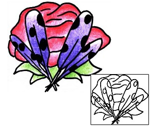 Feather Tattoo Plant Life tattoo | PPF-00056
