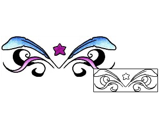 Feather Tattoo Specific Body Parts tattoo | PPF-00102