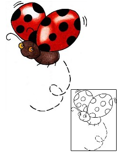 Ladybug Tattoo Insects tattoo | PPF-00144