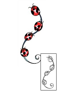 Ladybug Tattoo Insects tattoo | PPF-00147