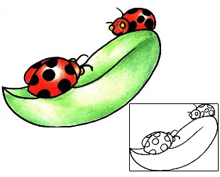 Ladybug Tattoo Insects tattoo | PPF-00149