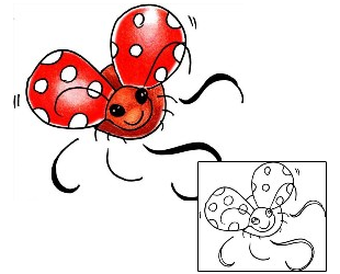 Ladybug Tattoo Insects tattoo | PPF-00154