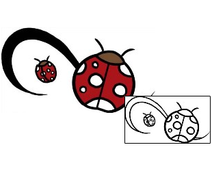 Ladybug Tattoo Insects tattoo | PPF-00157