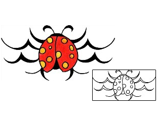 Ladybug Tattoo Insects tattoo | PPF-00159