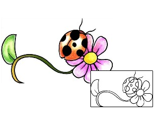 Ladybug Tattoo Insects tattoo | PPF-00162