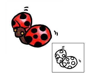 Ladybug Tattoo Insects tattoo | PPF-00165