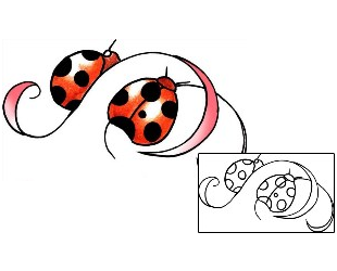 Ladybug Tattoo Insects tattoo | PPF-00173