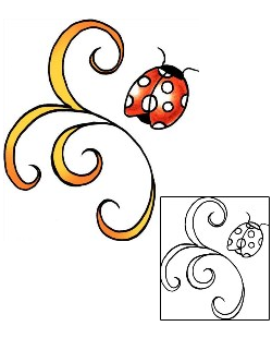 Ladybug Tattoo Insects tattoo | PPF-00179