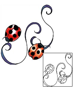 Ladybug Tattoo Insects tattoo | PPF-00180