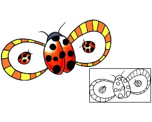 Ladybug Tattoo Insects tattoo | PPF-00185