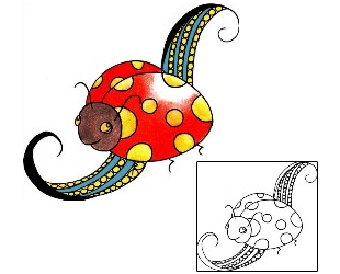 Ladybug Tattoo Insects tattoo | PPF-00193