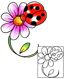 Ladybug Tattoo Insects tattoo | PPF-00212