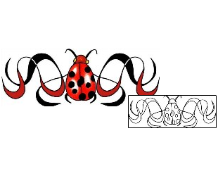 Ladybug Tattoo Specific Body Parts tattoo | PPF-00213