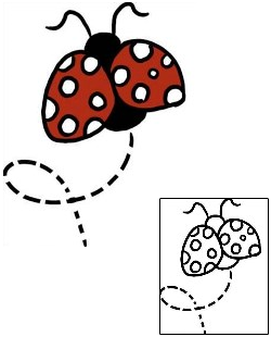 Ladybug Tattoo Insects tattoo | PPF-00215