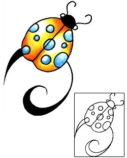 Ladybug Tattoo Insects tattoo | PPF-00224