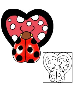 Ladybug Tattoo For Women tattoo | PPF-00234