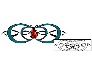 Ladybug Tattoo Specific Body Parts tattoo | PPF-00238