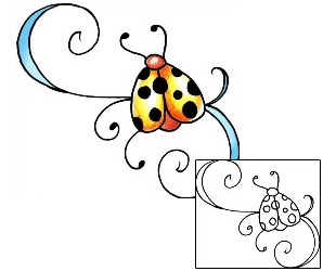 Ladybug Tattoo Insects tattoo | PPF-00239