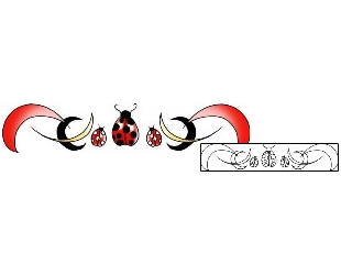 Ladybug Tattoo Specific Body Parts tattoo | PPF-00240