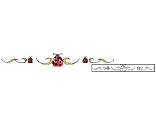 Ladybug Tattoo Specific Body Parts tattoo | PPF-00245