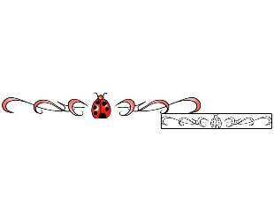 Ladybug Tattoo Specific Body Parts tattoo | PPF-00246