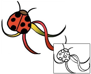 Ladybug Tattoo Insects tattoo | PPF-00247