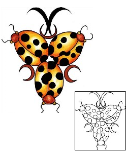 Ladybug Tattoo Insects tattoo | PPF-00248