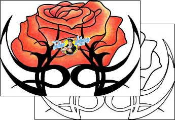 Flower Tattoo plant-life-flowers-tattoos-pablo-paola-ppf-00267