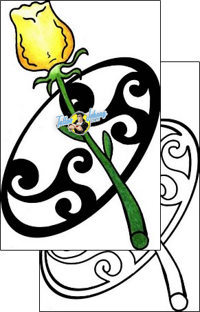 Flower Tattoo plant-life-flowers-tattoos-pablo-paola-ppf-00268