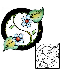 Yin Yang Tattoo Miscellaneous tattoo | PPF-00357