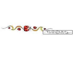 Ladybug Tattoo Specific Body Parts tattoo | PPF-00382