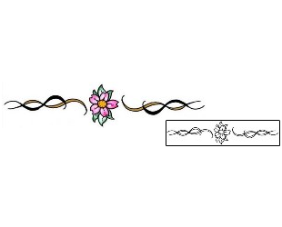 Flower Tattoo Specific Body Parts tattoo | PPF-00393