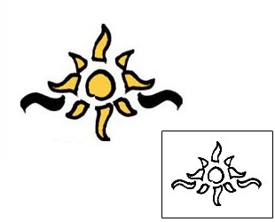 Sun Tattoo Astronomy tattoo | PPF-00408