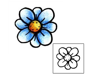 Flower Tattoo Specific Body Parts tattoo | PPF-00413