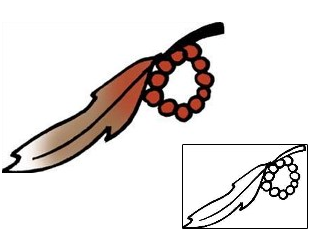 Feather Tattoo Miscellaneous tattoo | PPF-00457