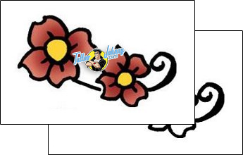 Flower Tattoo plant-life-flowers-tattoos-pablo-paola-ppf-00467