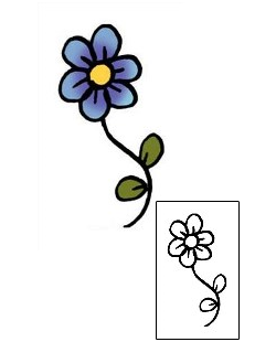 Flower Tattoo Specific Body Parts tattoo | PPF-00553