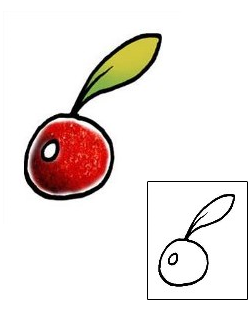 Cherry Tattoo Specific Body Parts tattoo | PPF-00568