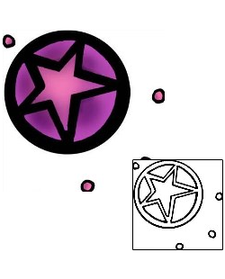 Star Tattoo Astronomy tattoo | PPF-00590