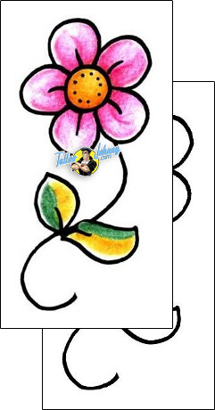 Flower Tattoo plant-life-flowers-tattoos-pablo-paola-ppf-00604