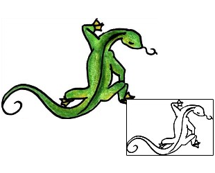 Reptiles & Amphibians Tattoo Specific Body Parts tattoo | PPF-00628