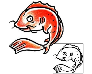 Fish Tattoo Marine Life tattoo | PPF-00632